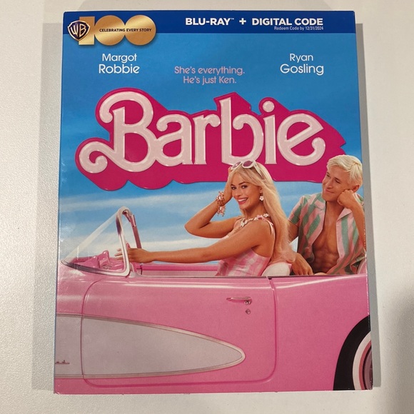 Barbie Movie Blu-ray and digital code Margot Robbie Ryan gosling 2023 NWT sealed - Picture 1 of 4